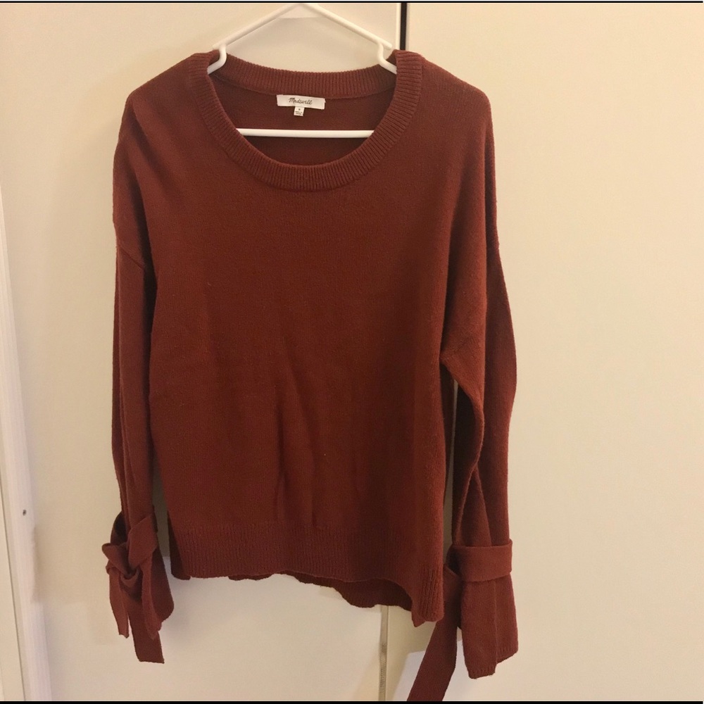 Madewell Tie Sleeve Sweater